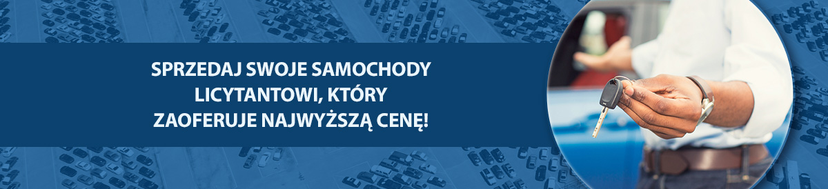 Sprzedaj swoje samochody licytantowi, który zaoferuje najwyższą cenę!
