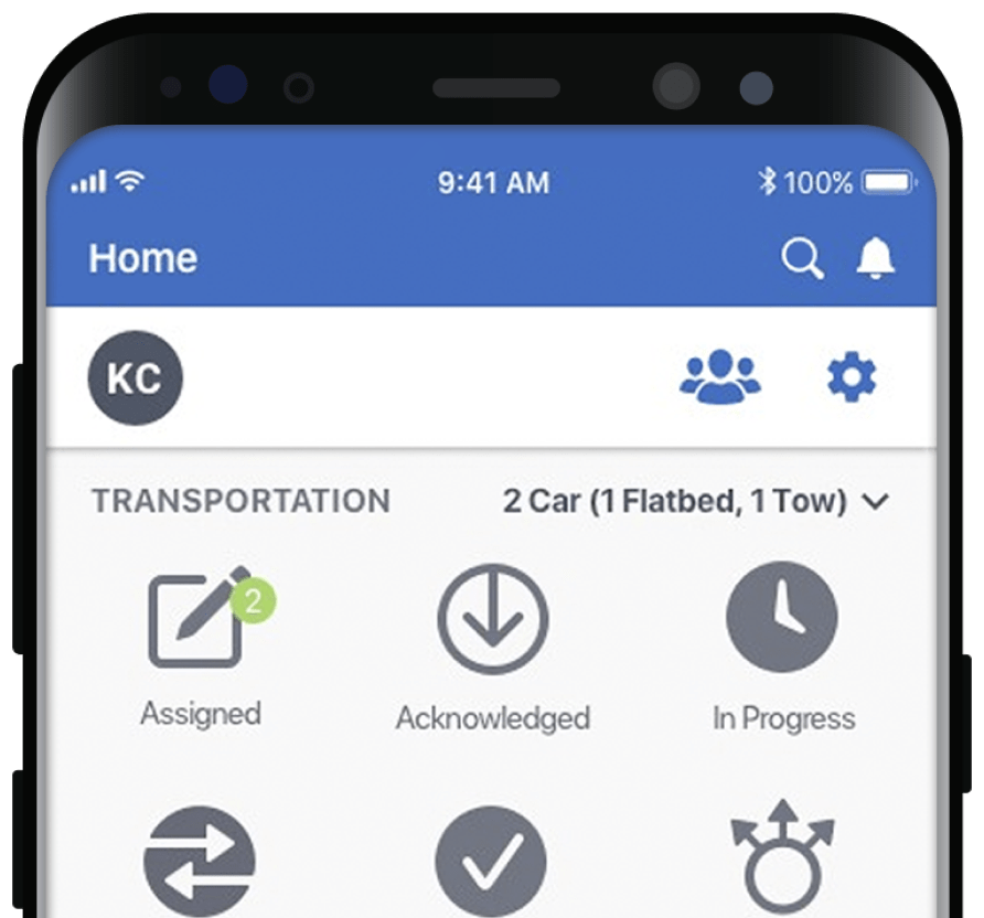 Aplicación de Transporte